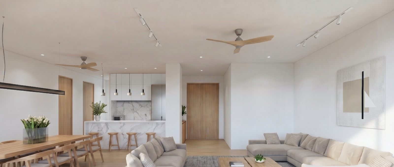 Vana residence open living and dining