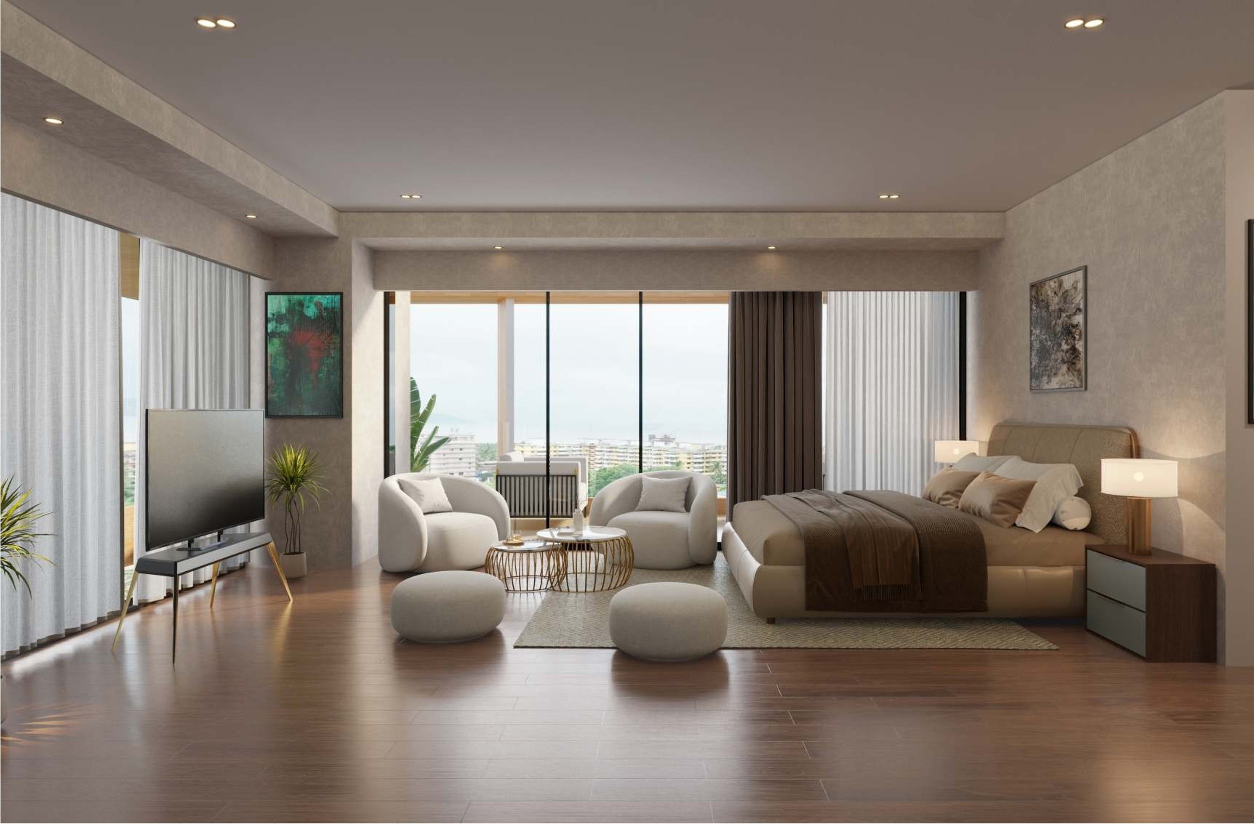 81 North master bedroom suite